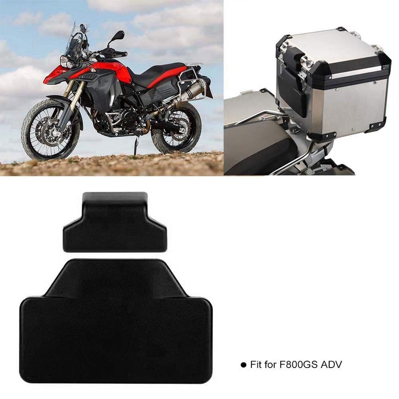 Suuonee Motorcycle Back Cushion, CNC Rear Pad Saddlebag Trunk Passenger Backrest Accessory Motorcycle Backrest Pad Top Case Backrest Pad Fit for F8GS Black Motorcycle Backrest - Image 3